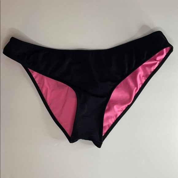 Pink Ruched Bathing Suit Bottom - Picture 1 of 2